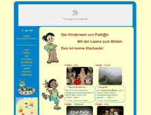 Tablet Screenshot of kinderwelt.palkan.ch